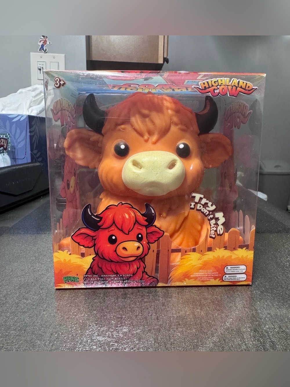 Squishy Highland Cow Sensory toy Five Below New Rare LE TikTok Viral